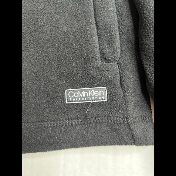 Calvin Klein Performance Black Fuzzy Jacket - Size Small - Picture 2 of 8